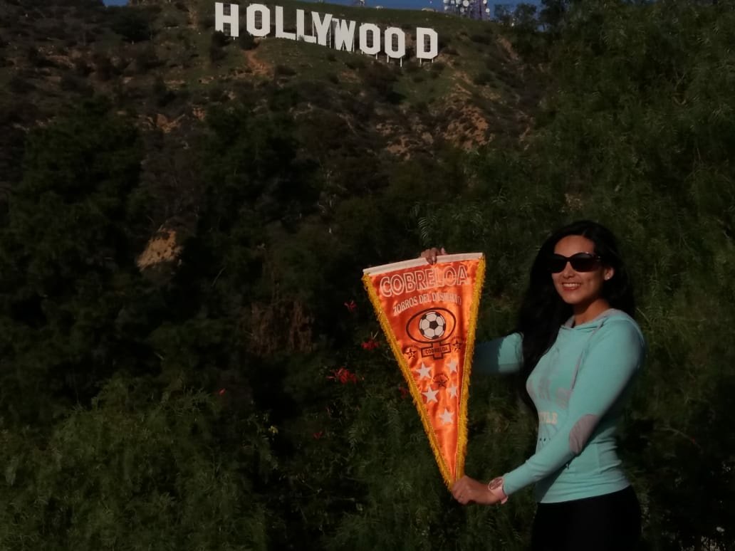 El banderín de Cobreloa que se pasea por Hollywood | El ...