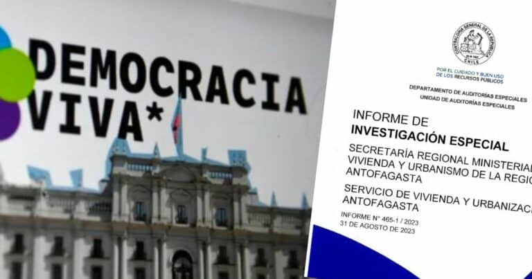 Demoledor informe de Contraloría confirma corrupción en convenio del Minvu de Antofagasta con Fundación Democracia Viva