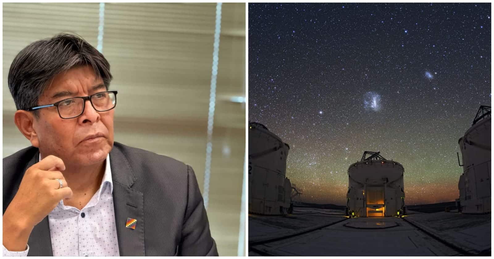 Senador Velásquez comparte que cielos de la región están en riesgo por proyecto de instalaciones eléctricas cercanas al Observatorio Cerro Paranal