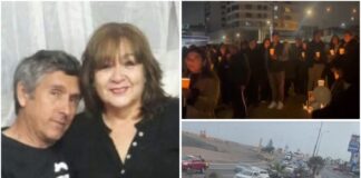 Cientos de personas participaron en una velatón por Walter y Gloria