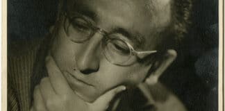 etrato de Andrés SAbella, Santiago 19 de enero de 1943. Fotógrafo Tito Vásquez.