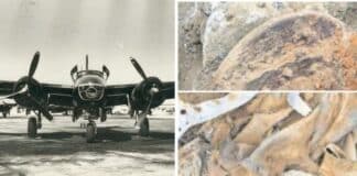 Bombardero Douglas B-26 Invader, llegados a Chile en 1954. Uno de ellos desapareció en Antofagasta. (FACH)