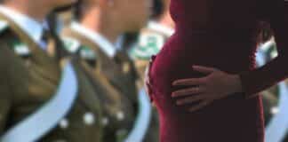 mujer embarazada carabineros