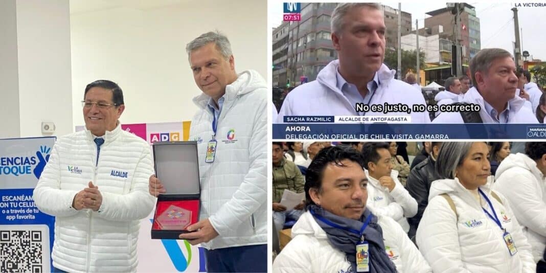 Alcalde y concejales de Antofagasta en Lima y la TV peruana