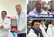 Alcalde y concejales de Antofagasta en Lima y la TV peruana