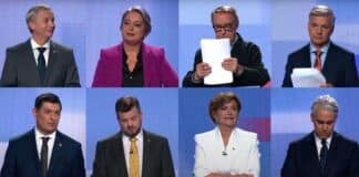 Captura de pantalla. Debate presidencial Chilevisión