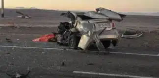 Un fallecido y un herido grave tras choque entre bus y automóvil en la comuna de Sierra Gorda