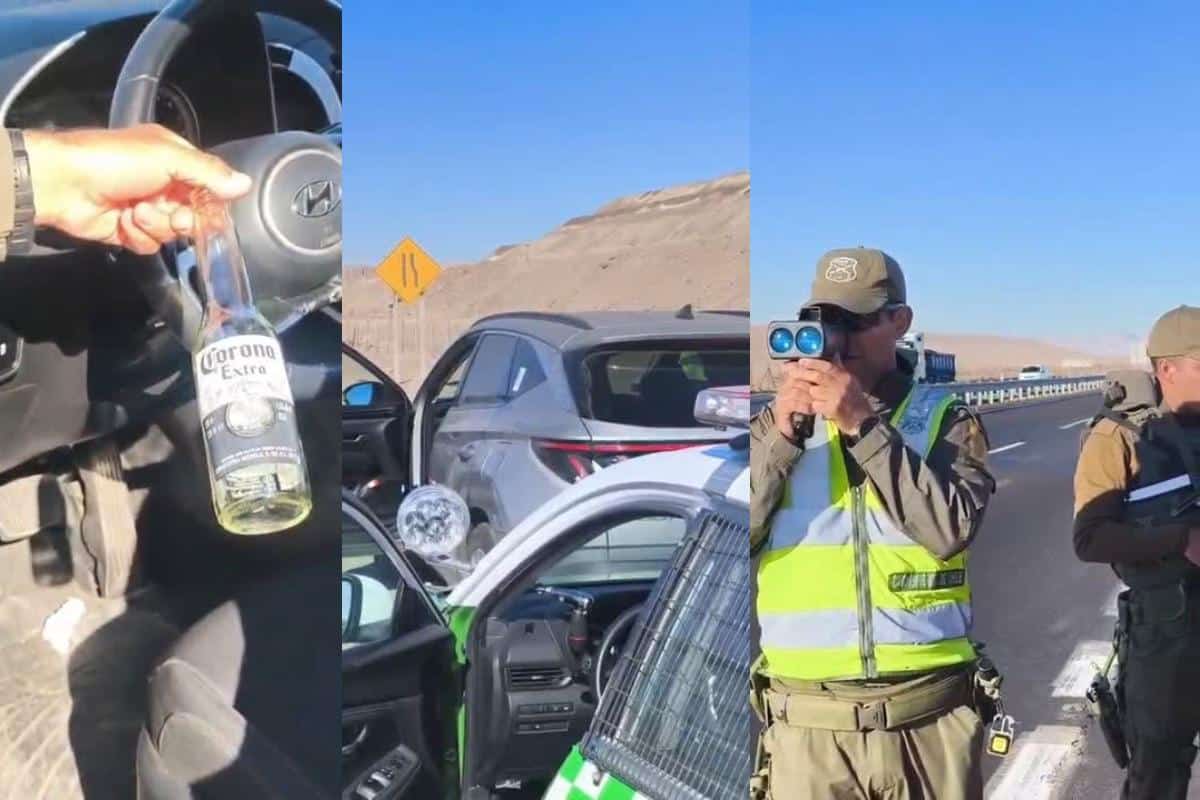 VIDEO | Detienen a conductor ebrio que circulaba a 155 km/h en ruta que ...