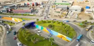 Más de 3.000 metros de color e identidad: así es el espectacular nuevo mural que enamora en Antofagasta WhatsApp Image 2026 05 21 at 13.28.49